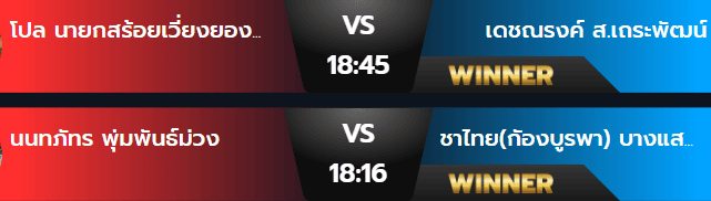 ผลมวยวันจันทร์ 9 กันยายน 2567